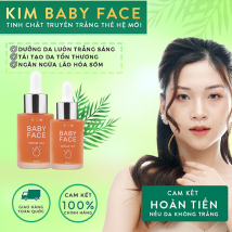 Tinh chất truyền trắng Kim Baby Face HA+ dưỡng trắng chuẩn Hàn Quốc