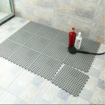 Miếng thảm nhựa ghép trải sàn chống trơn trượt an toàn cho nhà tắm nhà vệ sinh
